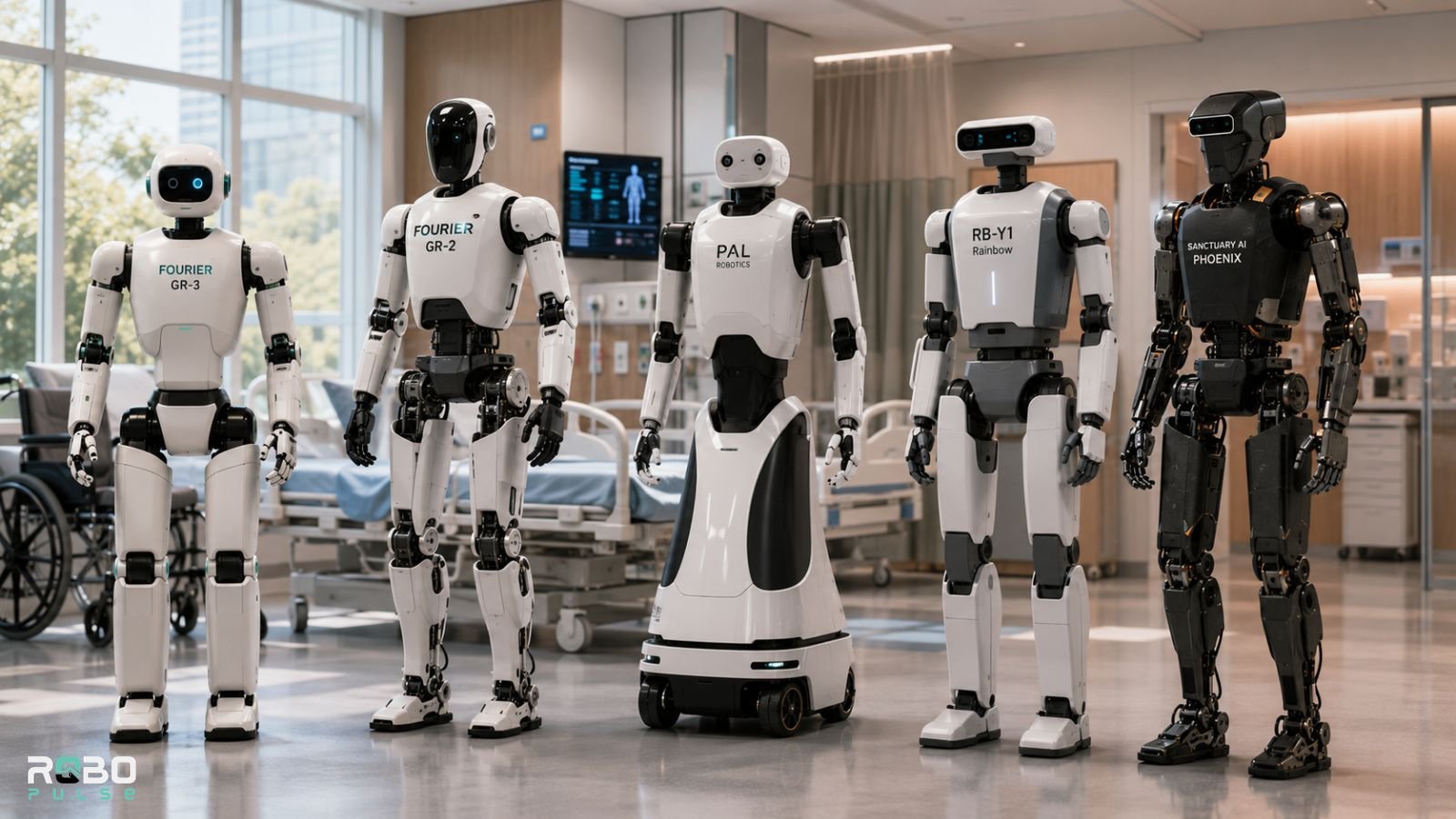 Healthcare, Rehabilitation, and Care Humanoids