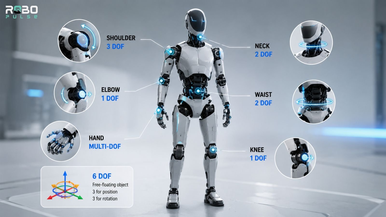 What Is DOF (Degrees of Freedom) in Humanoid Robots