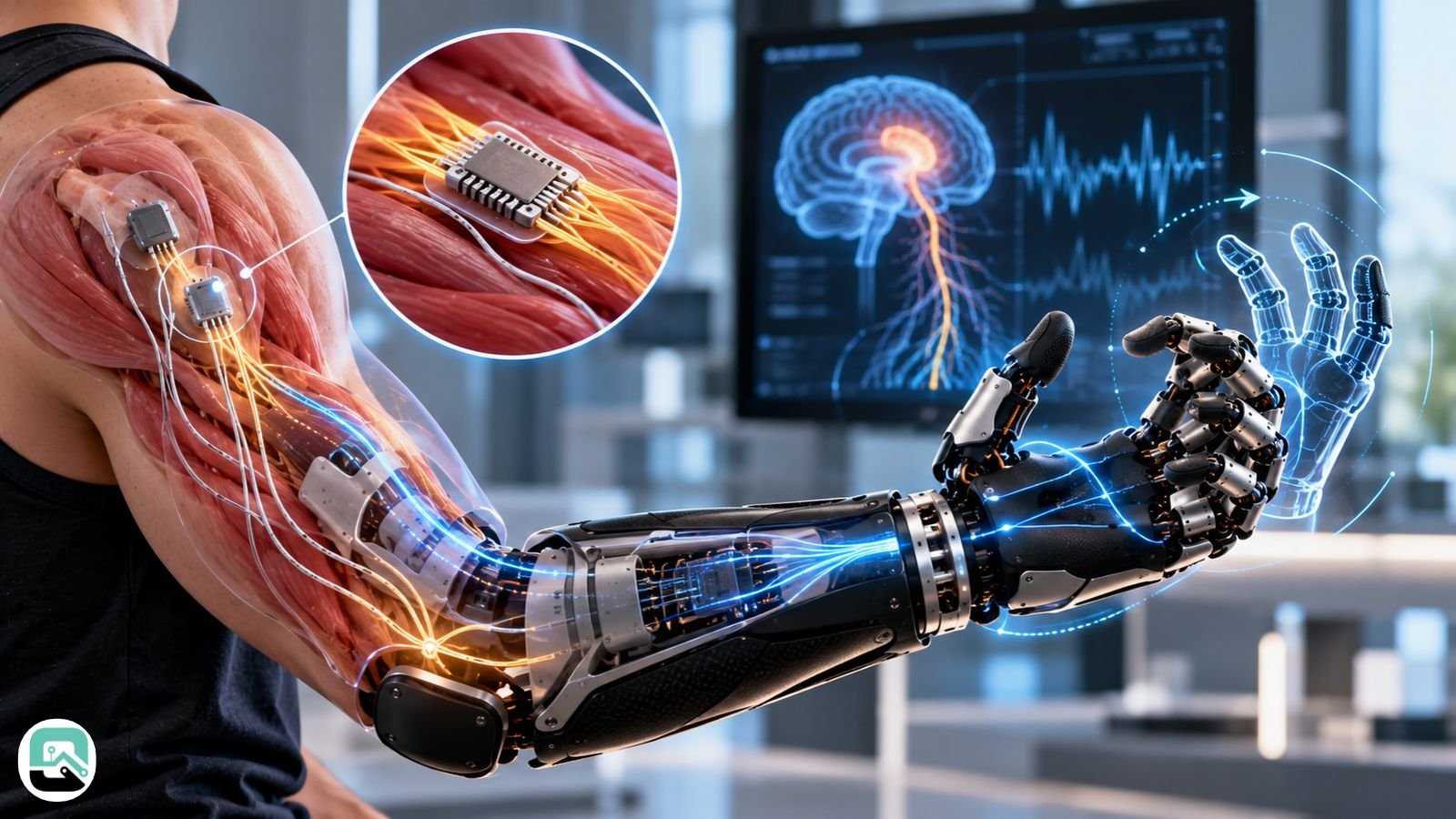 Advanced Bionic Hands Nerve Interfaces and Implanted Sensors