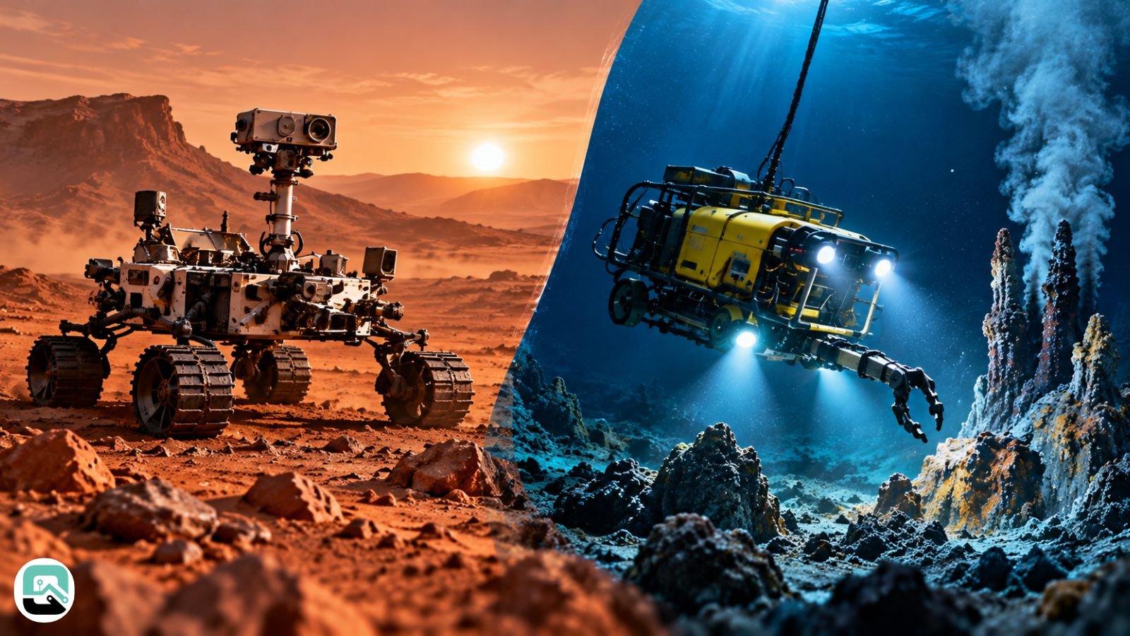 Can robots operate on Mars and in the deep ocean