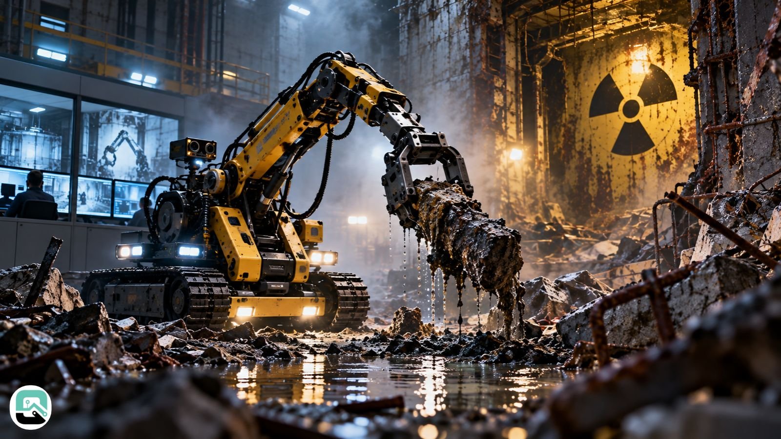 Can robots work inside intense radiation