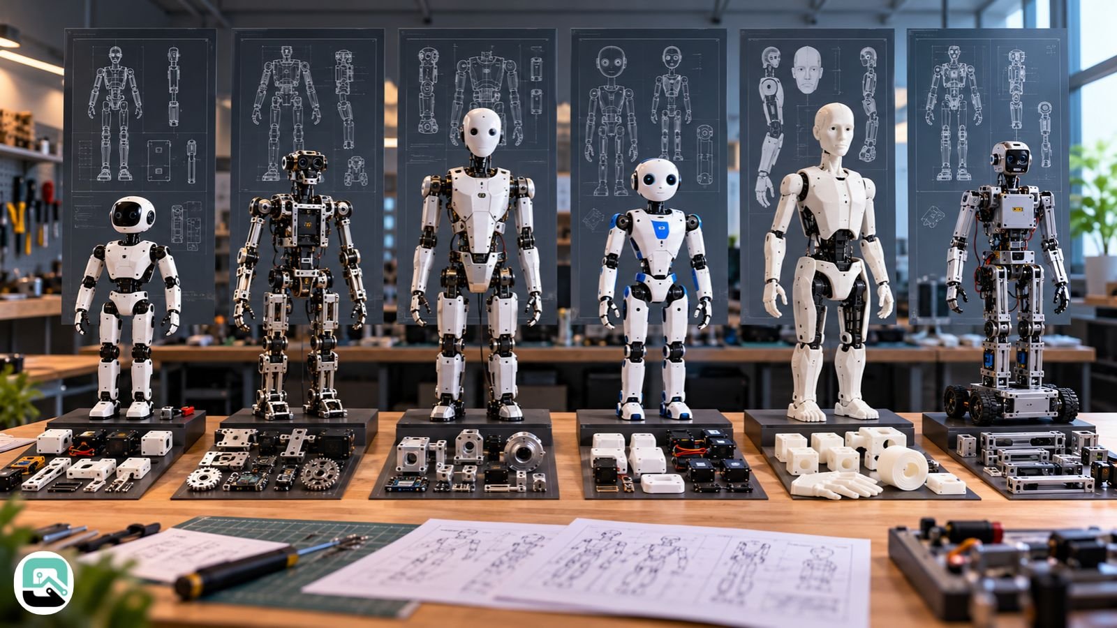 How Do the Main Open-Source Humanoid CAD Projects Compare