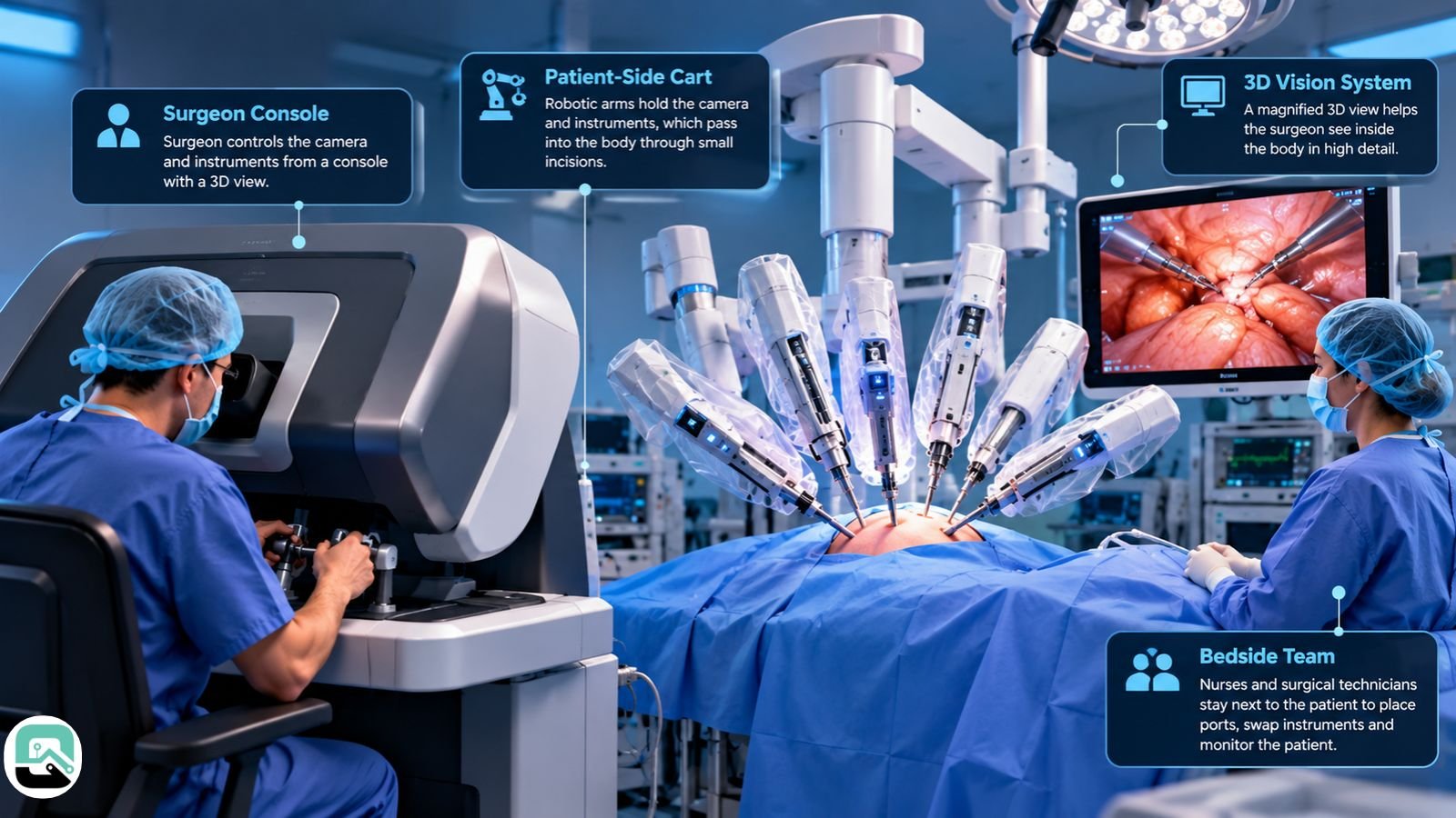 How Does a Robotic Surgery System Work