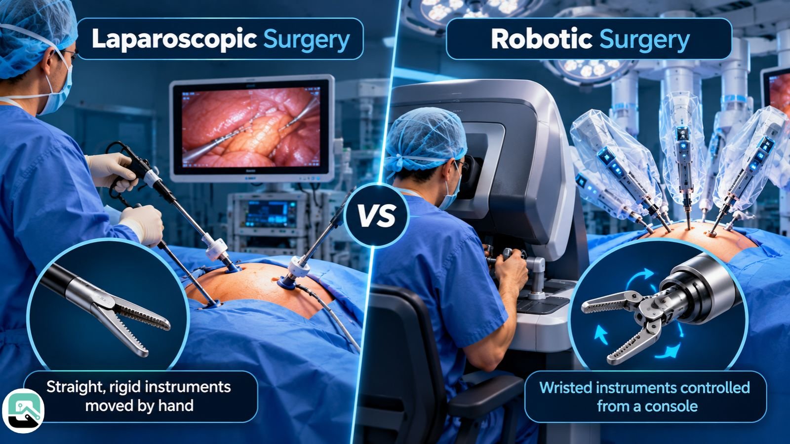 What Is the Difference Between Laparoscopic and Robotic Surgery